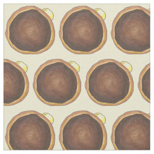 Boston Cream Doughnut Doughnut Doughnuts Fabric