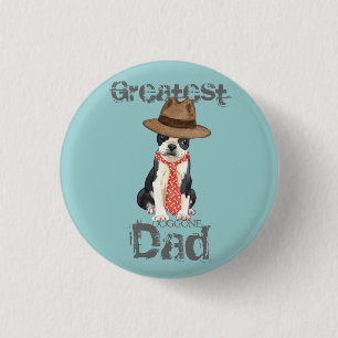 Boston Dad 3 Cm Round Badge