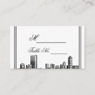 Boston Destination Wedding Place Card