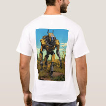 Boston Dynamics Robot Exploring Hot Prairie - T-Sh