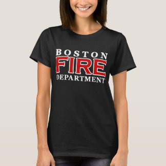 Boston Fire Department Large Dept Duty Boston T-Sh T-Shirt