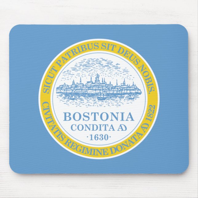Boston Flag Mouse Pad (Front)