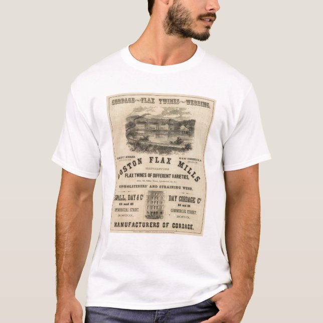 Boston Flax Mills T-Shirt (Front)
