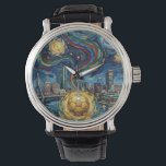 Boston Football Art 2026 Skyline Stadium Design Watch<br><div class="desc">Bring the energy of Boston to life with this vibrant soccer-inspired artwork featuring a glowing golden football, swirling sky, and iconic city skyline. Designed in a rich painterly style, this piece blends fine art with the excitement of global football. Perfect for fans, collectors, and anyone looking to celebrate Boston pride...</div>