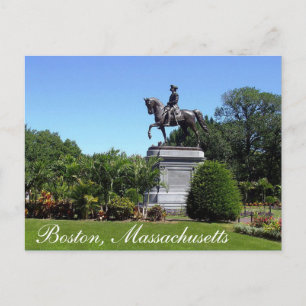 Boston Gardens, Boston Massachusetts Post Card