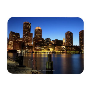 Boston Harbour and skyline. Boston is one of the Magnet