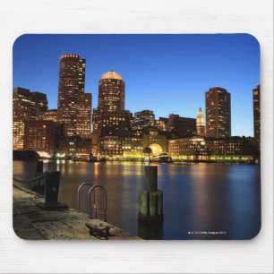 Boston Harbour and skyline. Boston is one of the Mouse Pad