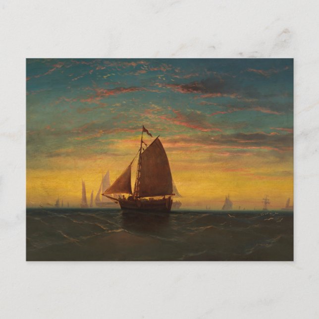 Boston Harbour by Charles Manger Postcard (Front)