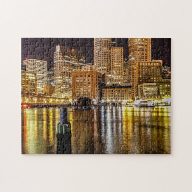 Boston Harbour Jigsaw Puzzle (Horizontal)