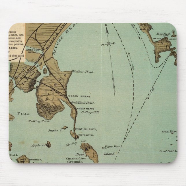 Boston Harbour Mouse Pad (Front)