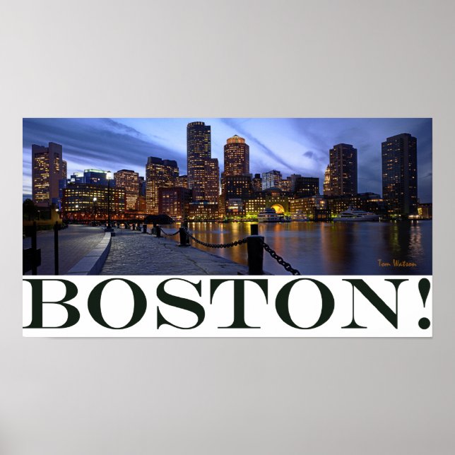 Boston Harbour Poster (Front)