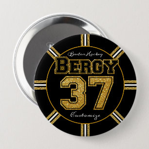 Boston Hockey Bergy 37 10 Cm Round Badge