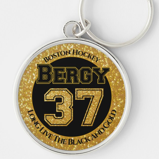 Boston Hockey Bergy 37 Key Ring (Front)