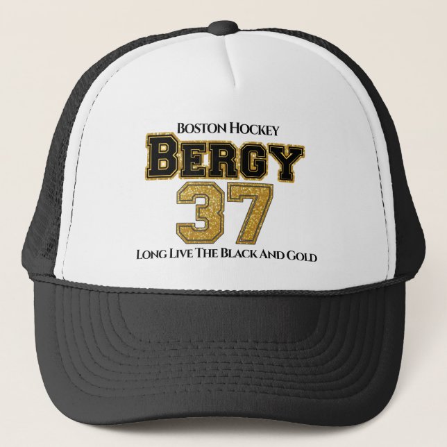 Boston Hockey Bergy 37 Trucker Hat (Front)