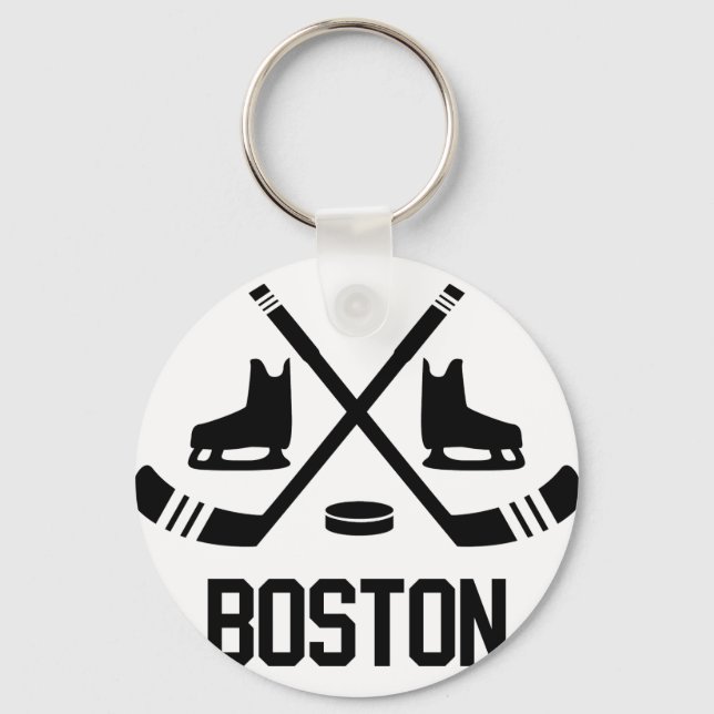 Boston Hockey Key Ring (Front)