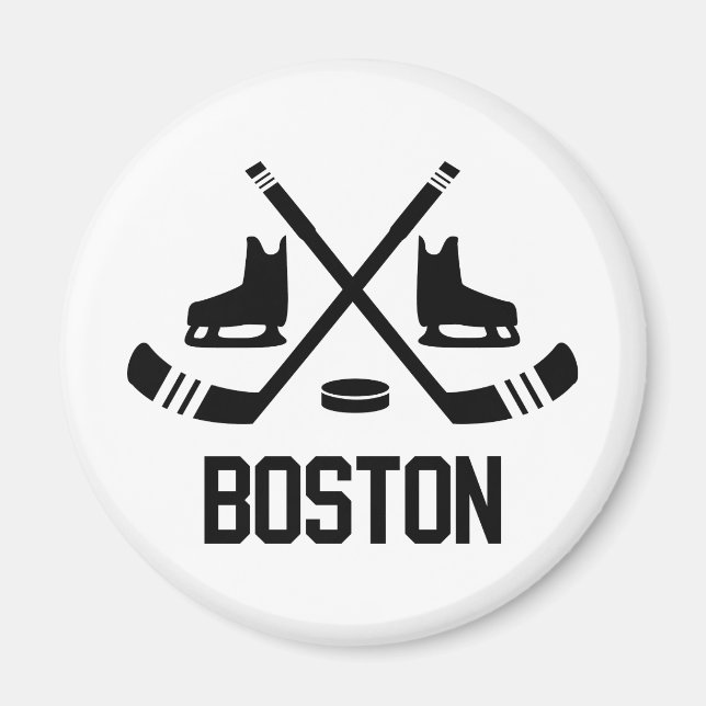 Boston Hockey Magnet (Front)