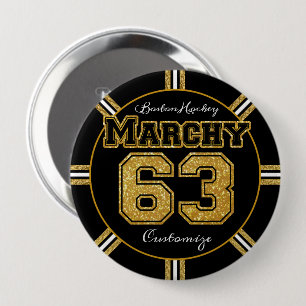 Boston Hockey Marchy 63 10 Cm Round Badge