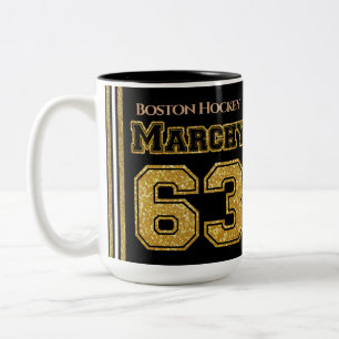 Boston Hockey Marchy 63 Two-Tone Coffee Mug