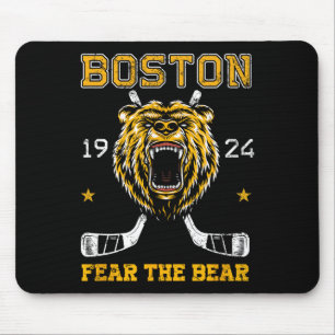 Boston Ice Hockey Fear The Bear Mouse Pad
