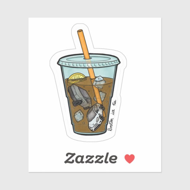 Boston Ice Tea Party Sticker (Sheet)