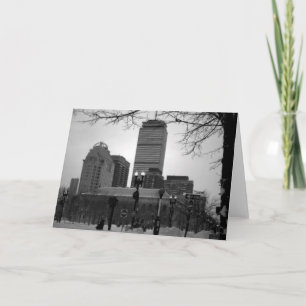 Boston in the Snow Holiday Card
