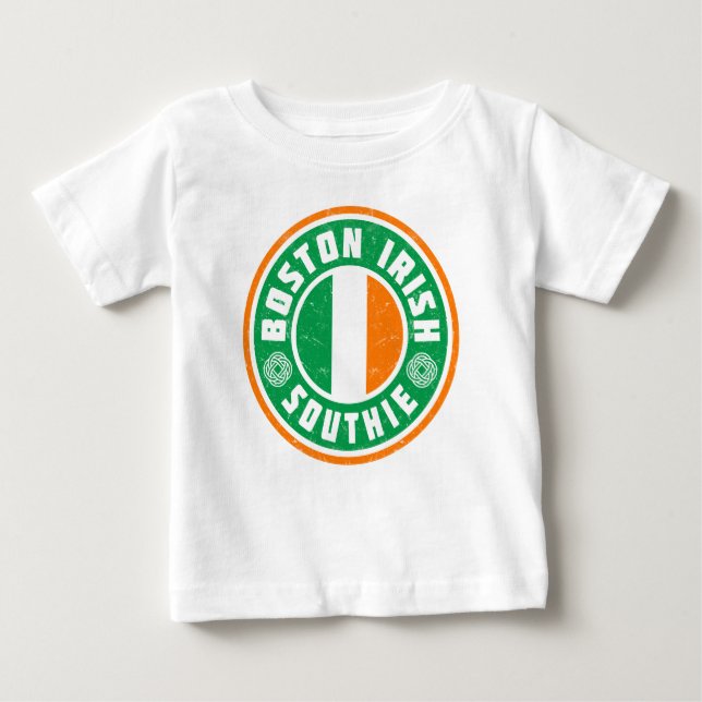 Boston Irish Southie Baby T-Shirt (Front)