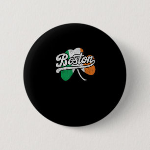 Boston Irish T-Shirt T-Shirt 6 Cm Round Badge