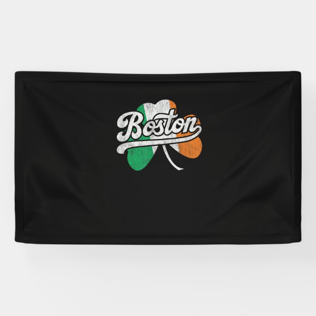 Boston Irish T-Shirt T-Shirt Banner (Horizontal)