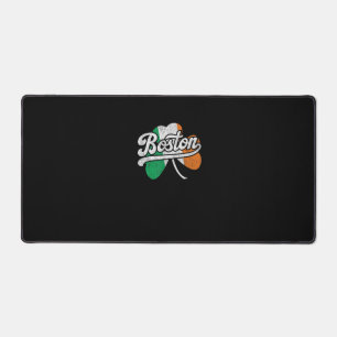 Boston Irish T-Shirt T-Shirt Desk Mat