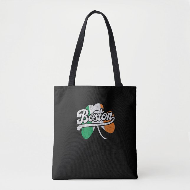 Boston Irish T-Shirt T-Shirt Tote Bag (Front)