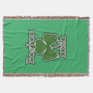 Boston Irish Throw Blanket