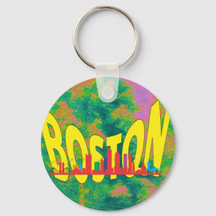 Boston Key Ring