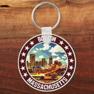 Boston key ring