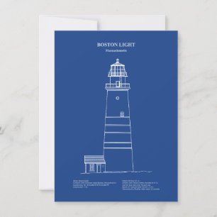Boston Light Lighthouse - Massachusetts – AD Card