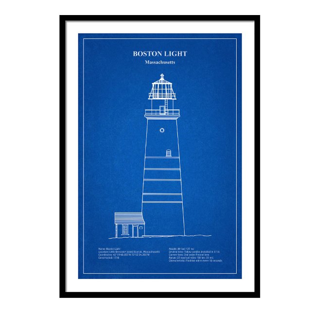 Boston Light Lighthouse - Massachusetts – AD Photo Print (Creator Uploaded)