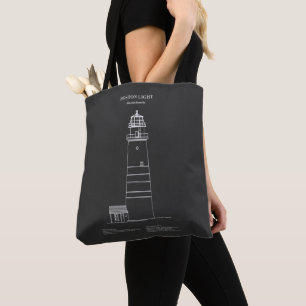 Boston Light Lighthouse - Massachusetts – PD Tote Bag