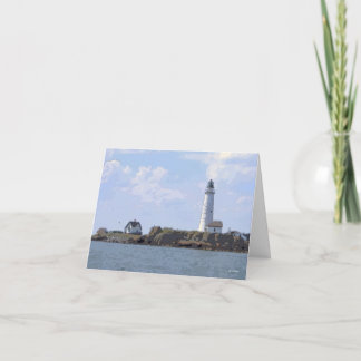 Boston Light--thank you Thank You Card