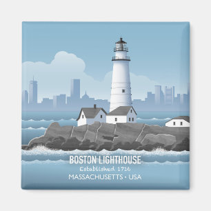 Boston Lighthouse Magnet