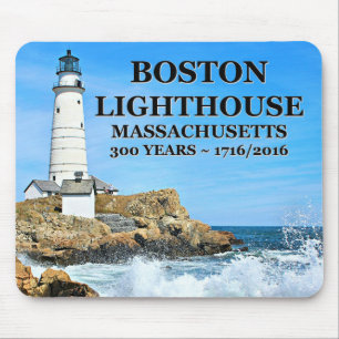 Boston Lighthouse, Massachusetts Mouse Pad