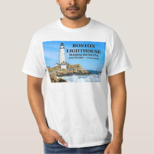 Boston Lighthouse, Massachusetts T-Shirt