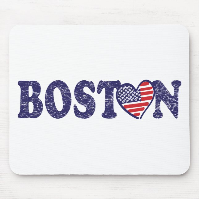 Boston Love Mouse Pad (Front)
