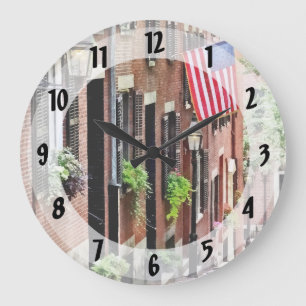 Boston MA - Acorn Street Large Clock
