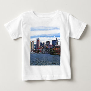 Boston MA - Inner Harbor Baby T-Shirt