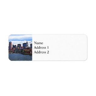 Boston MA - Inner Harbour Return Address Label