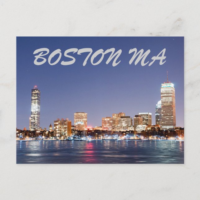 BOSTON MA POSTCARD (Front)