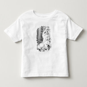 Boston, MA USA, Runner in Foil Boston Marathon Toddler T-Shirt