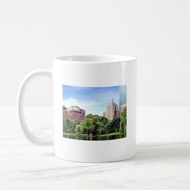 Boston MA - View From Boston Public Garden Coffee Mug (Left)
