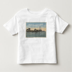Boston, MABoston Lighthouse at Boston Harbour Toddler T-Shirt