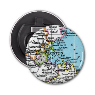 Boston Map Bottle Opener