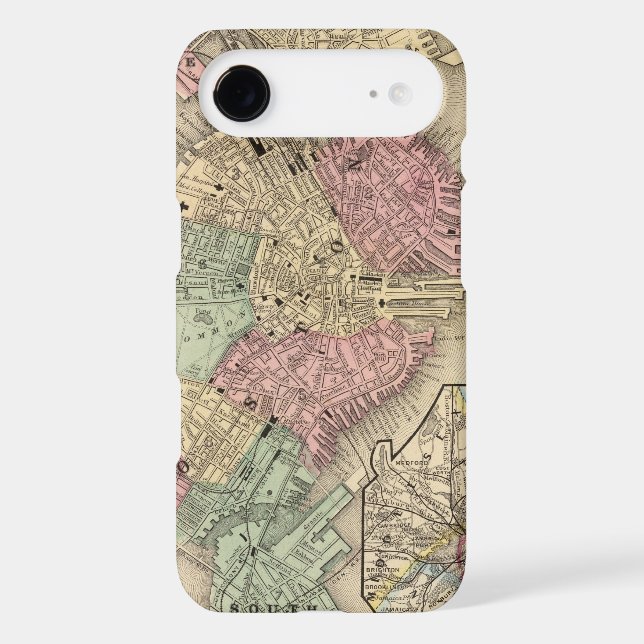 Boston Map by Mitchell Case-Mate Samsung Galaxy Case (Back)